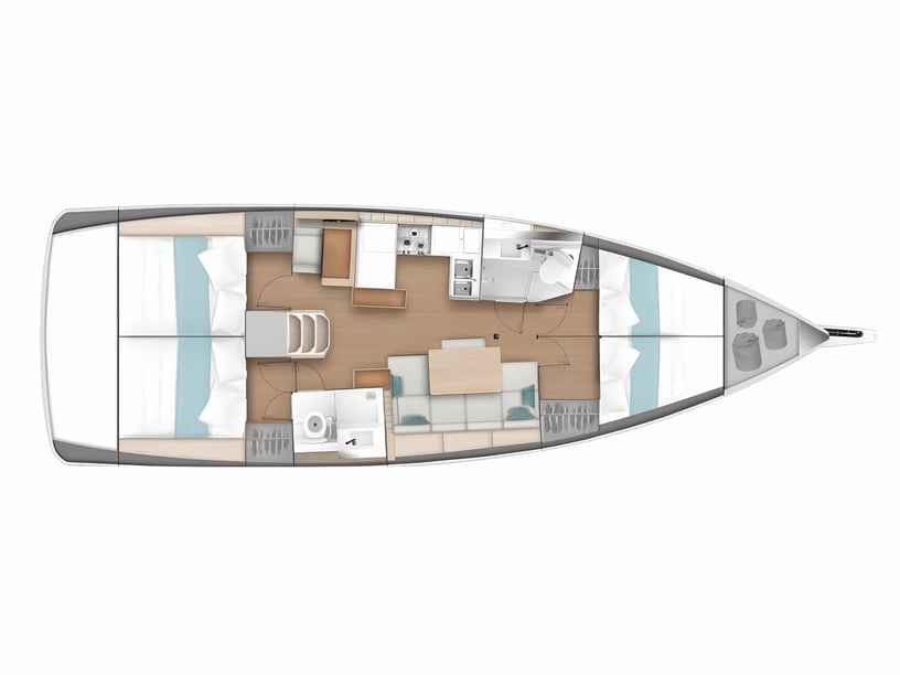 Dubrovnik Yelkenli 4 kabin Konaklama 10 kişi Seyir 10 kişi 13.39 m İlan No: #6804 2