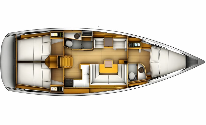 Dubrovnik Segelboot 3 Kabine 8 Liegeplätze 8 Gäste 12.76 m Nummer des Inserats: #6847 2