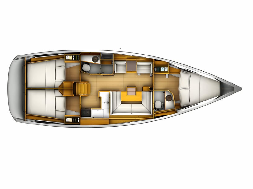 Dubrovnik Zeilboot Cabine 3  8  slaapplaatsen 8  gasten 12.76 m Lijstnummer: #6853 2