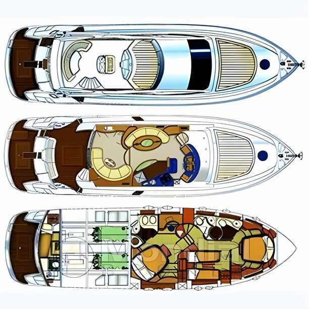 Sebenico Yacht a motore cabina 3  cuccette 6  7  ospiti 17.48 m Numero dell'inserzione: #6888 2