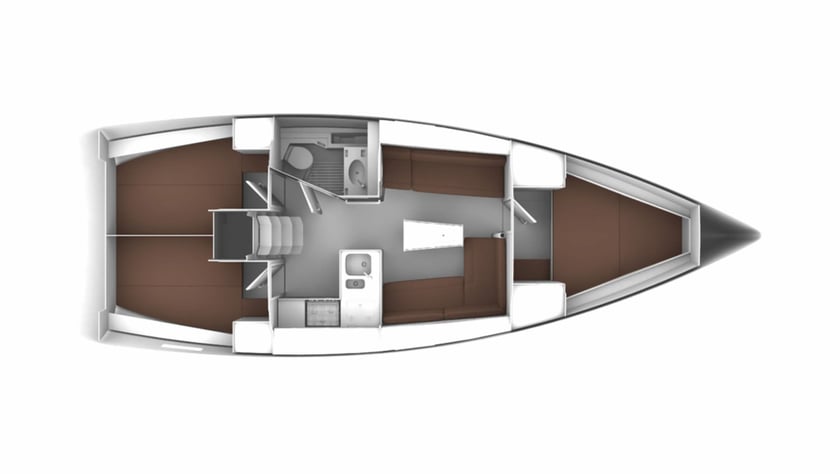 Zadar Segelboot 3 Kabine 8 Liegeplätze 8 Gäste 11.3 m Nummer des Inserats: #7012 2