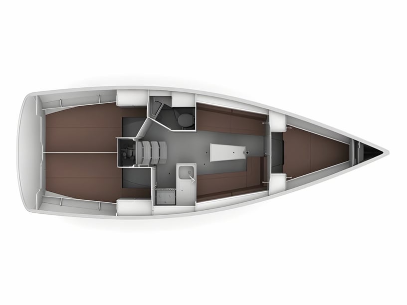 Zadar Segelboot 3 Kabine 8 Liegeplätze 8 Gäste 9.99 m Nummer des Inserats: #7018 2