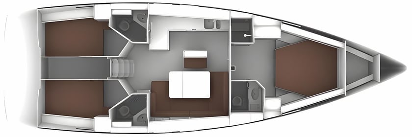 Zara Barca a vela cabina 4  cuccette 9  9  ospiti 14.27 m Numero dell'inserzione: #7020 2