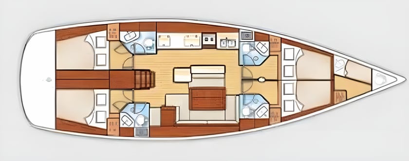 Lavrion Barca a vela cabina 5  cuccette 10  10  ospiti 15.42 m Numero dell'inserzione: #7378 2
