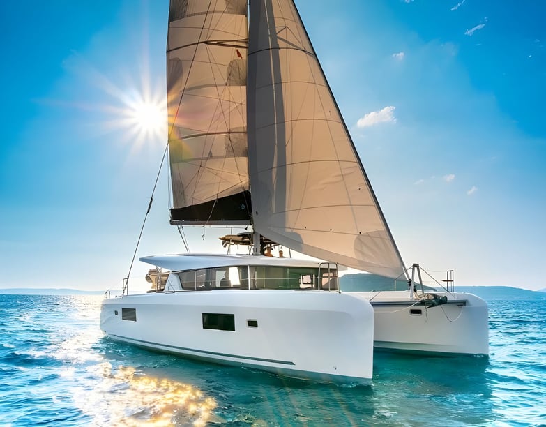 Split Catamaran 6 cabin 12 berths 12 guests 12.8 m Listing Number: #7400