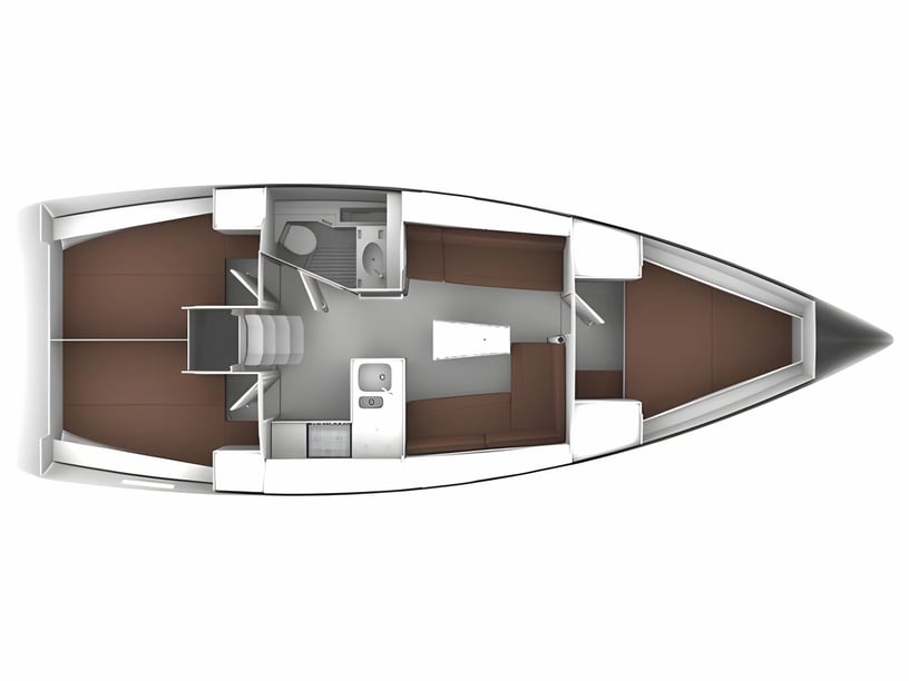 Sukošan Segelboot 3 Kabine 8 Liegeplätze 8 Gäste 11.3 m Nummer des Inserats: #7783 2