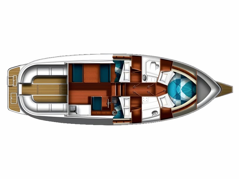 Sukošan Motorboot Cabine 3  7  slaapplaatsen 7  gasten 10.8 m Lijstnummer: #7795 2