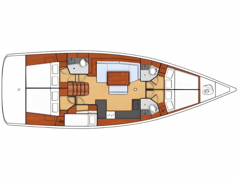 Sukošan Barca a vela cabina 5  cuccette 11  11  ospiti 14.6 m Numero dell'inserzione: #7814 2