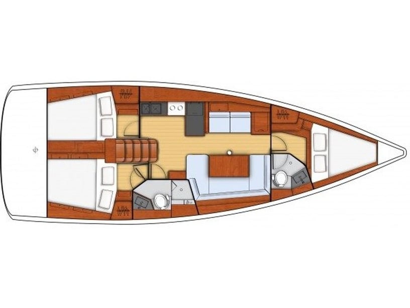 Santa Cruz de Tenerife Segelboot 3 Kabine 8 Liegeplätze 8 Gäste 12.43 m Nummer des Inserats: #7996 4