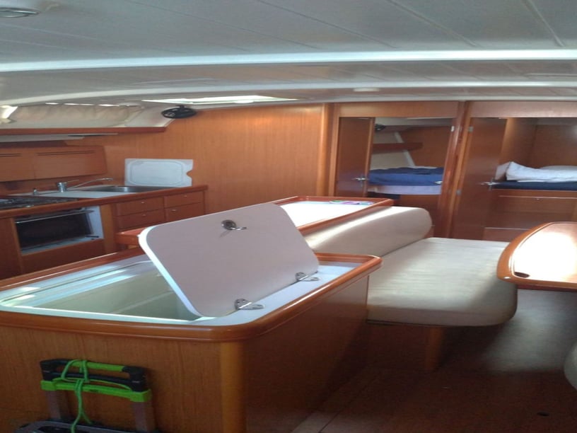 Rome Sailboat 5 cabin 11 berths 11 guests 15.65 m Listing Number: #8490 2