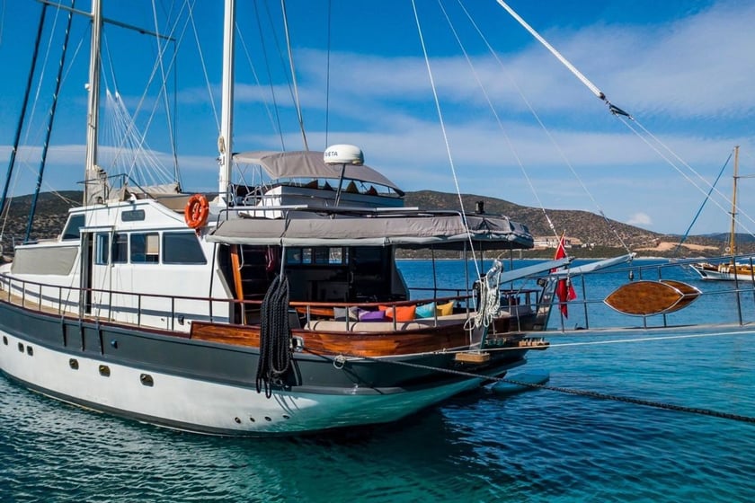 Bodrum Gulet 6 kabin Konaklama 12 kişi Seyir 12 kişi 24 m İlan No: #8802 4