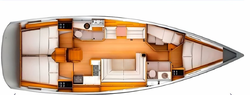 Prévéza Voilier Cabine 4  Couchettes 10  Invités 10  13.34 m Numéro de l'annonce: #936 2