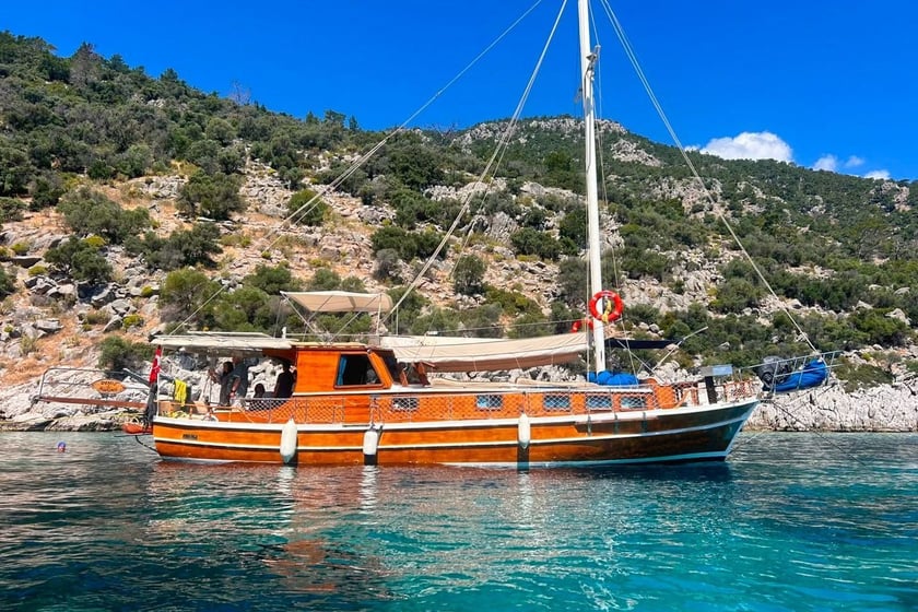 Datca Gulet 3 Kabine 6 Liegeplätze 6 Gäste 15 m Nummer des Inserats: #9443 2