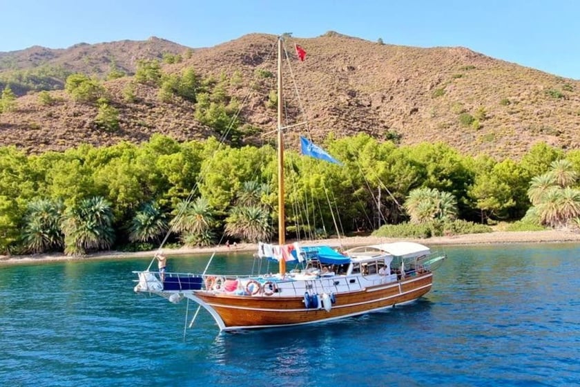 Datca Gulet 3 cabin 6 berths 6 guests 15 m Listing Number: #9485