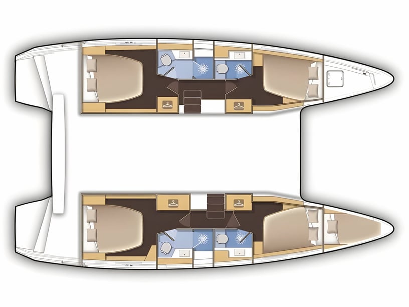 Phuket Catamaran Cabine 5  10  slaapplaatsen 11  gasten 12.8 m Lijstnummer: #961 2