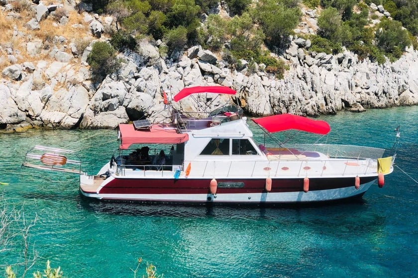 Datca Motor Yacht 3 cabin 6 berths 6 guests 14.5 m Listing Number: #9629