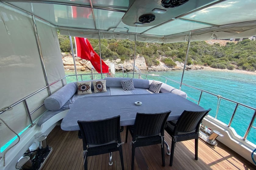 Bodrum Gulet 3 kabin Konaklama 6 kişi Seyir 6 kişi 17 m İlan No: #9954 5