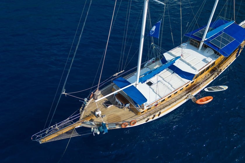 Fethiye Gulet 9 cabin 20 berths 20 guests 26 m Listing Number: #9993 2