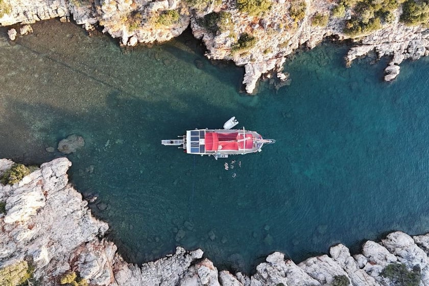 Kas Gulet Cabine 3  Couchettes 6  Invités 8  16 m Numéro de l'annonce: #9997 3