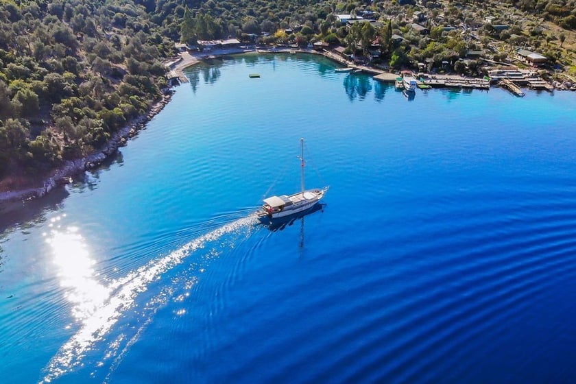Kas Gulet Cabine 3  Couchettes 6  Invités 8  16 m Numéro de l'annonce: #9997 4